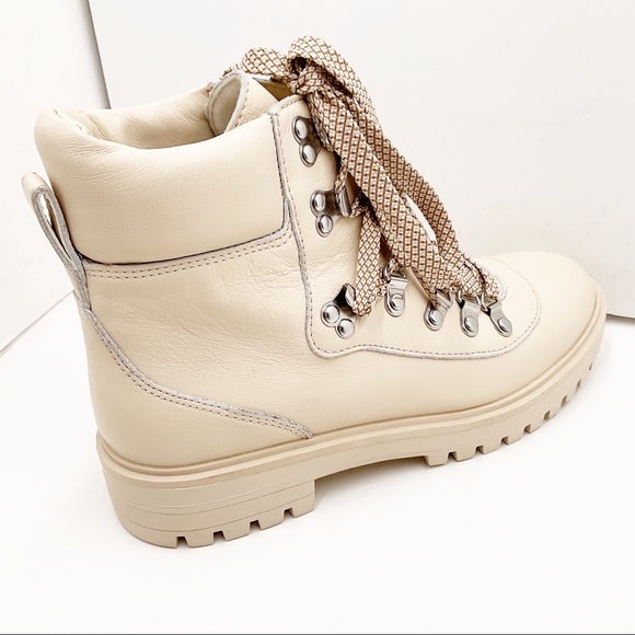🆕{J. CREW} Dusty Ivory Leather Nordic Boots - Picture 13 of 16